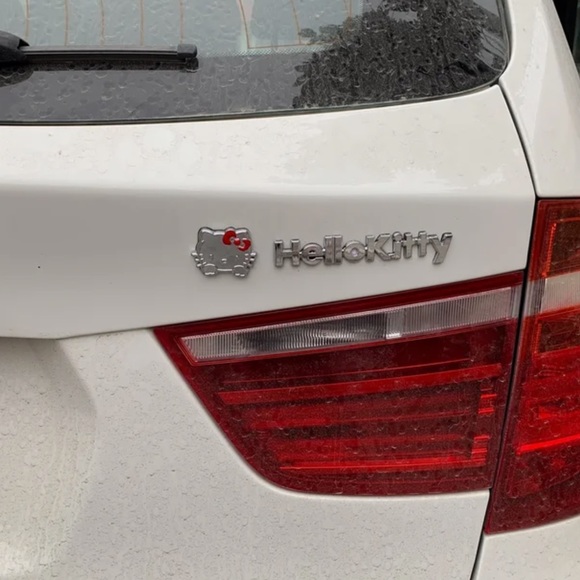 Hello Kitty 3D Metal Emblem Decal for car. NWT - Picture 2 of 2